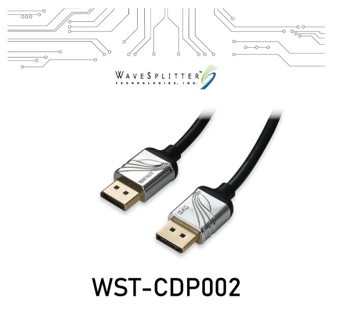 威世波 DisplayPort 2.1 DP40 公to公 傳輸線 2米