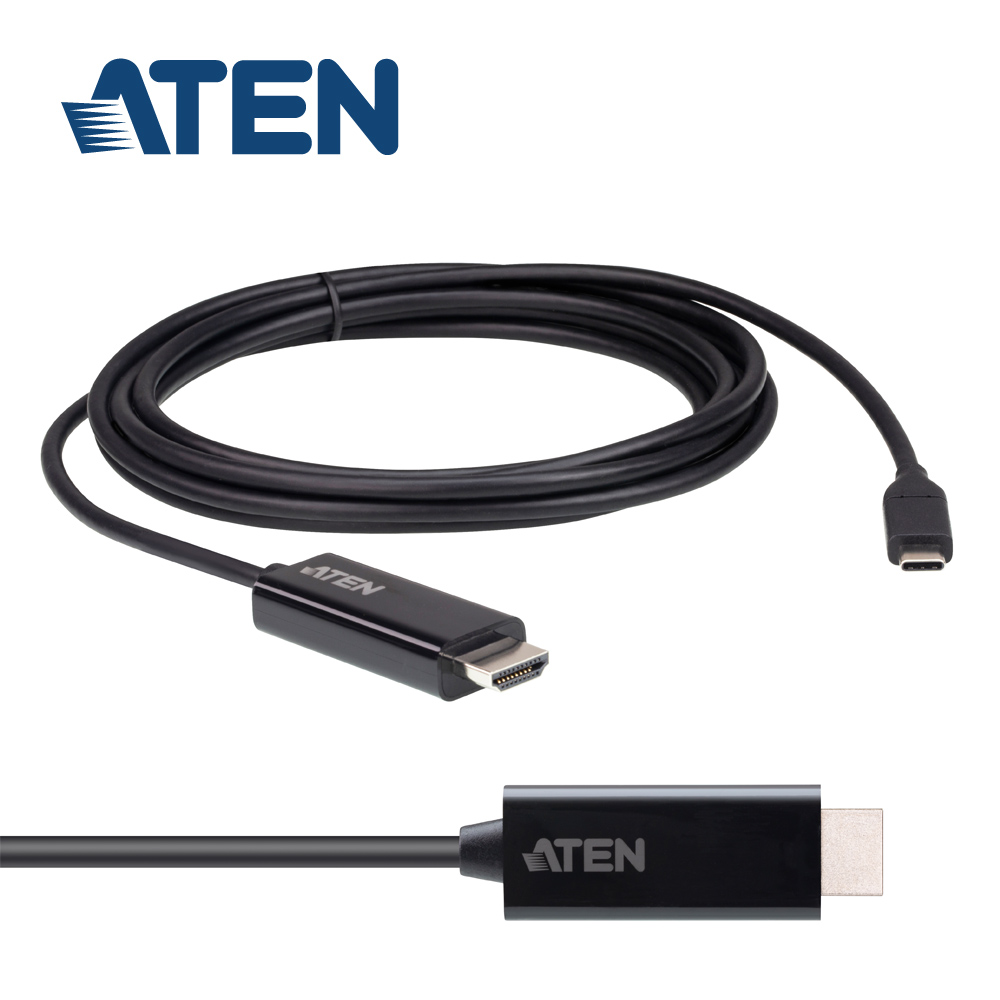 ATEN USB-C 轉 4K HDMI 轉接線 (2.7公尺) (UC3238