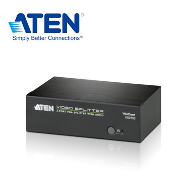 ATEN 1:2分配器+音訊VS0102