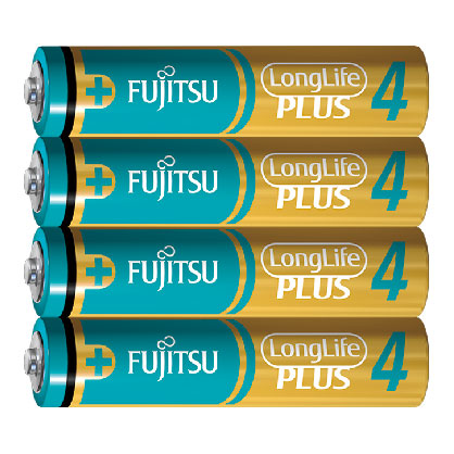 Fujitsu 4號鹼性電池(日本長效)4入熱縮包