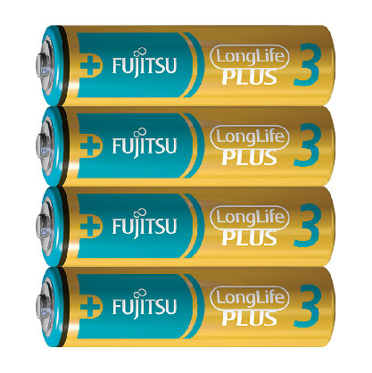 Fujitsu 3號鹼性電池(日本長效)4入熱縮包