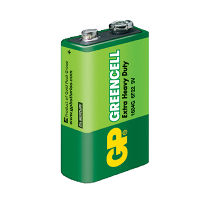 GP超重量級碳鋅9V電池1入 綠色