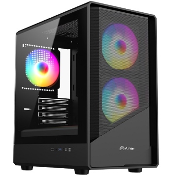 Ainar艾納爾 M100 黑色 M-ATX 機箱