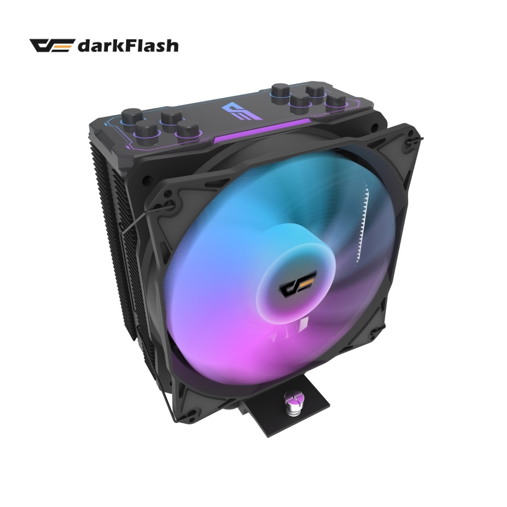 darkflash Z4 Pro Mist 單塔 ARGB 黑色 CPU散熱器