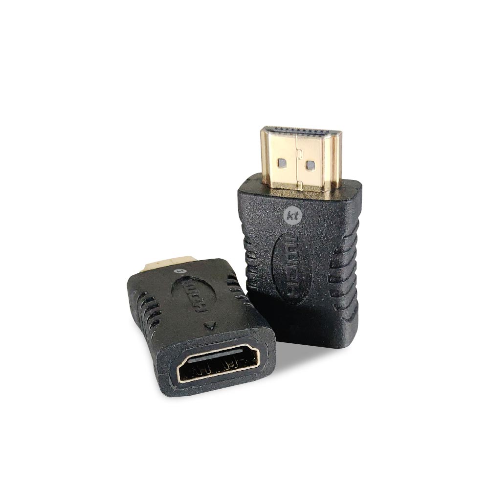 HDMI 1.4版 公對母 鍍金轉接頭 1080P (2入組)