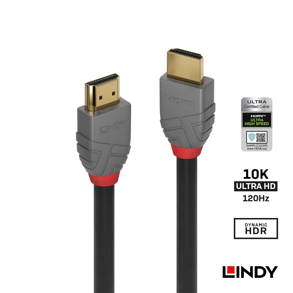 LINDY HDMI 2.1(TYPE-A) 公TO公 傳輸線 1M