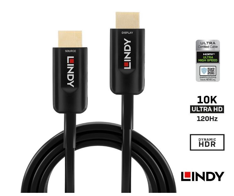 林帝 HDMI 2.1 10K/120HZ 光電混合線 15M(38381)