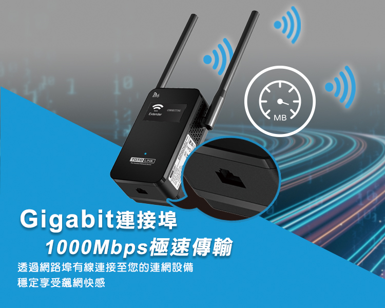 TOTOLINK EX1800L AX1800 WiFi 6無線訊號延伸器